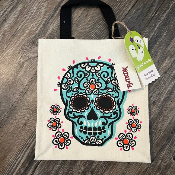 Handbags - NWT Sugar Skull Day of the Dead Small Reusable Tote